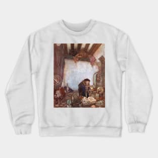 The Alchemist by Edmund Dulac Crewneck Sweatshirt